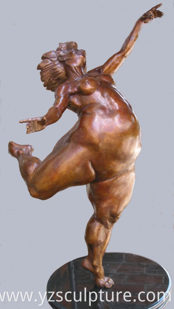 bronze dancer statue